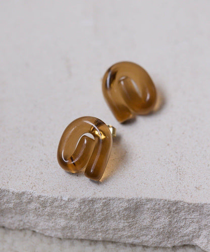 【ear PAPILLONNER】のんのん樹脂ピアス