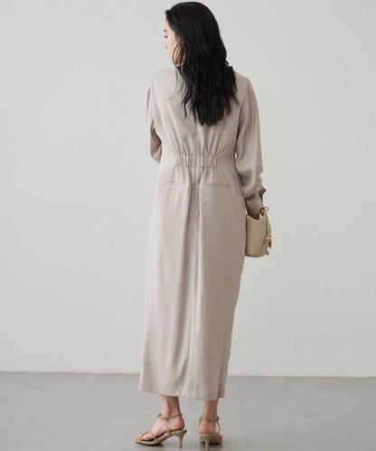 Loungedress 扭結V領連衣裙