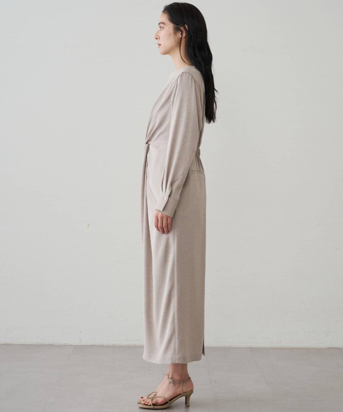 Loungedress 扭結V領連衣裙