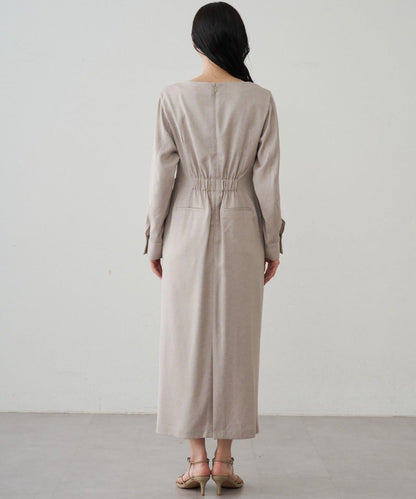 Loungedress 扭結V領連衣裙