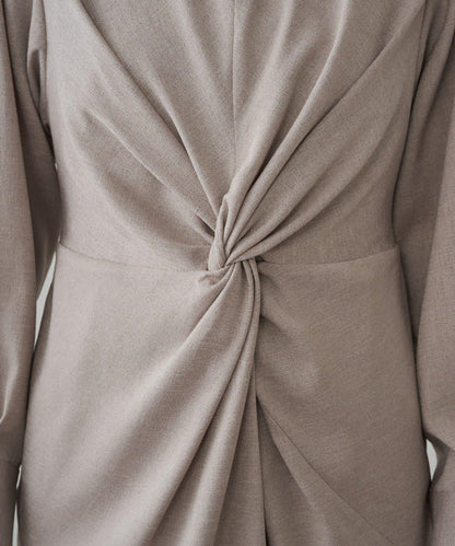 Loungedress 扭結V領連衣裙