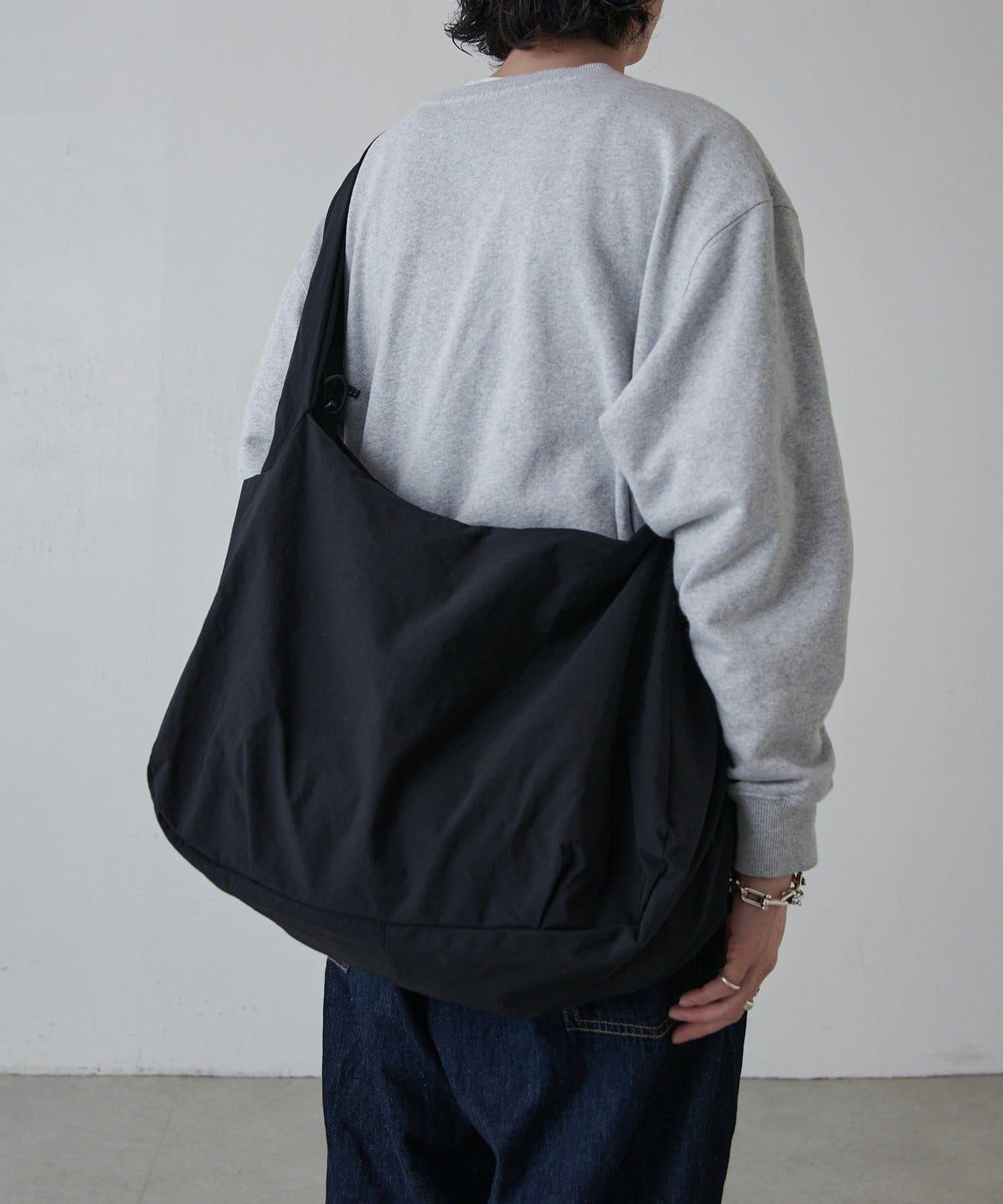 SLOW span nylon-shoulder bag-L 尼龍單肩包 L號