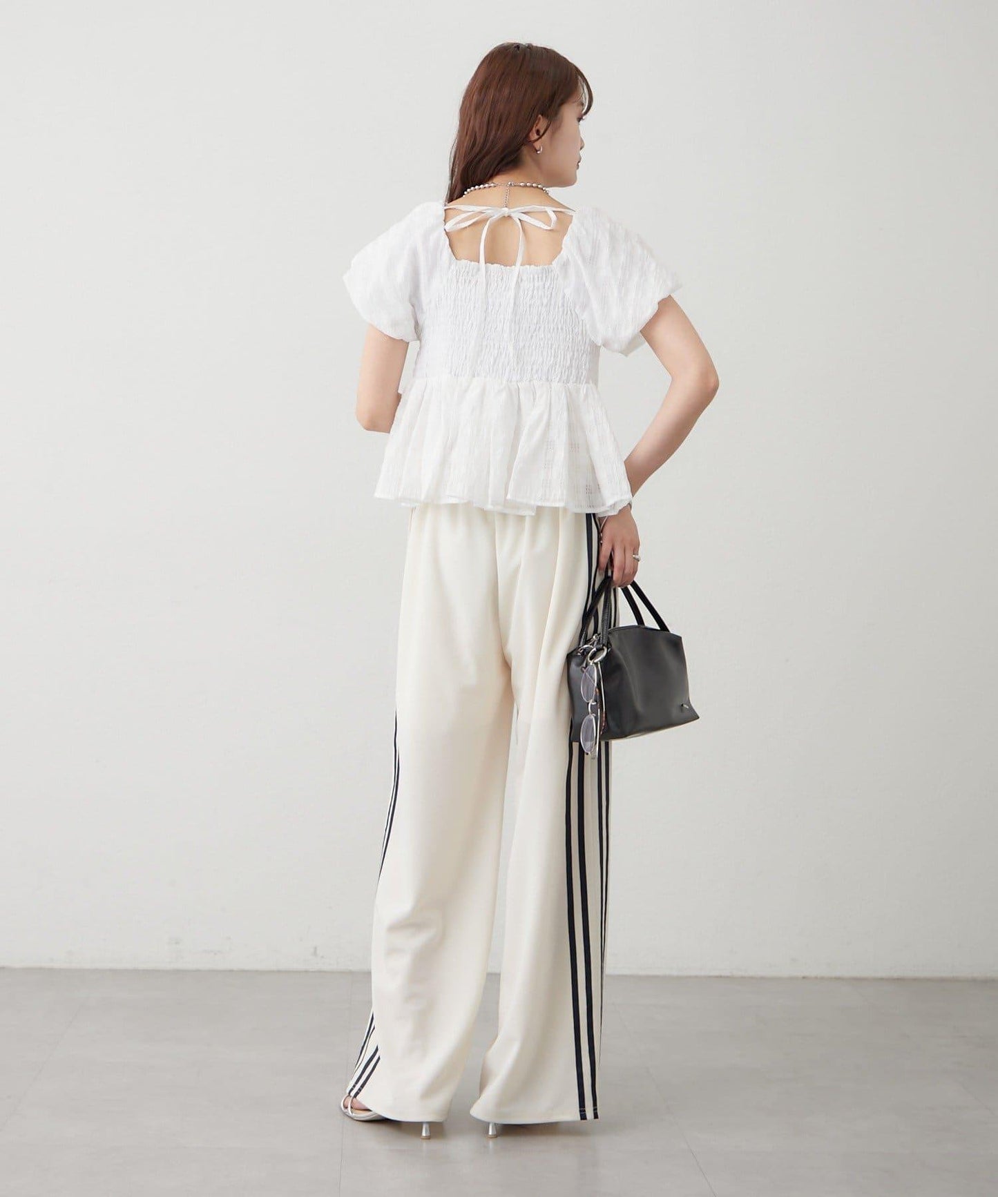 Logo刺繡休閒褲