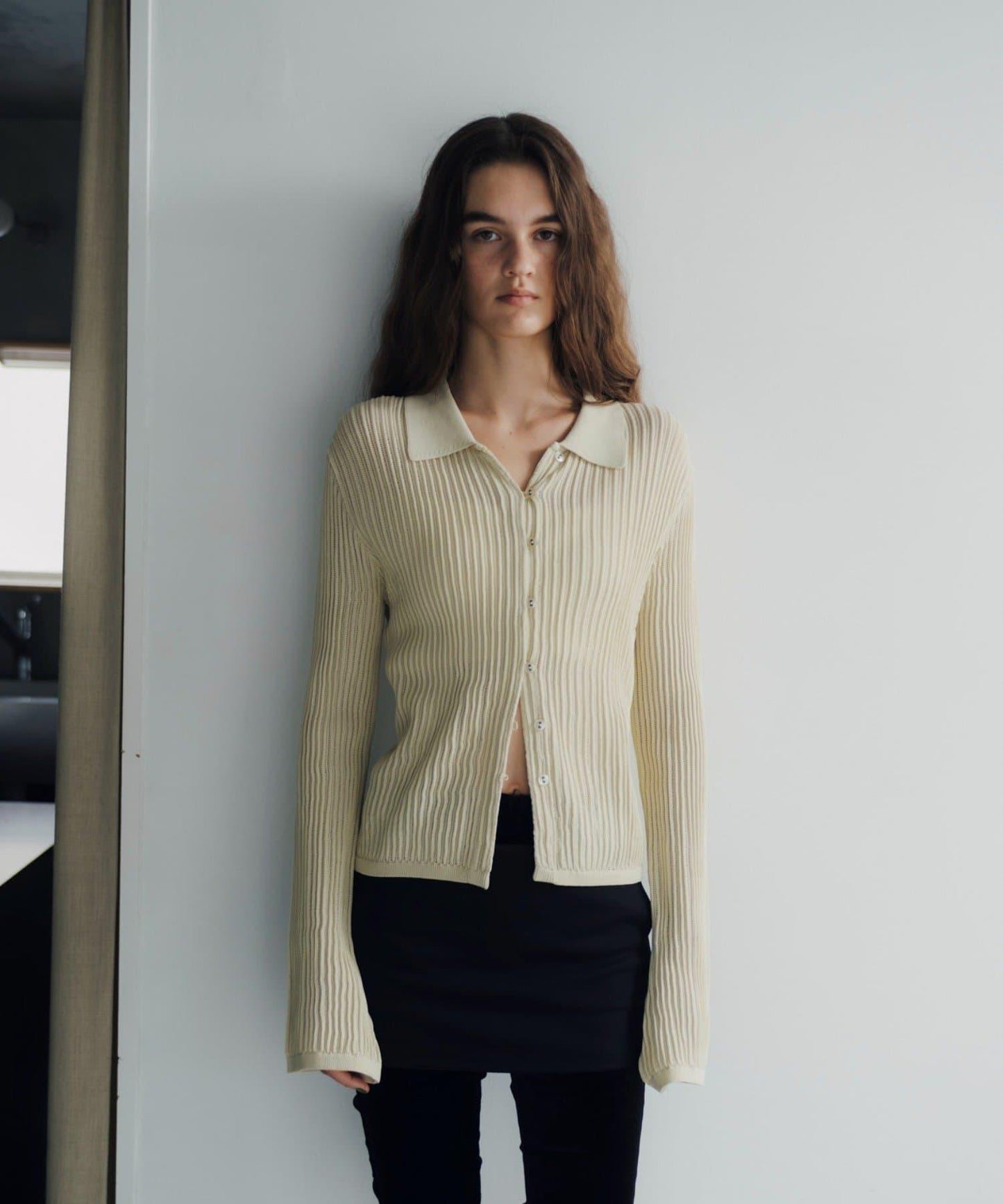 Polo knit summer cardigan 針織開衫
