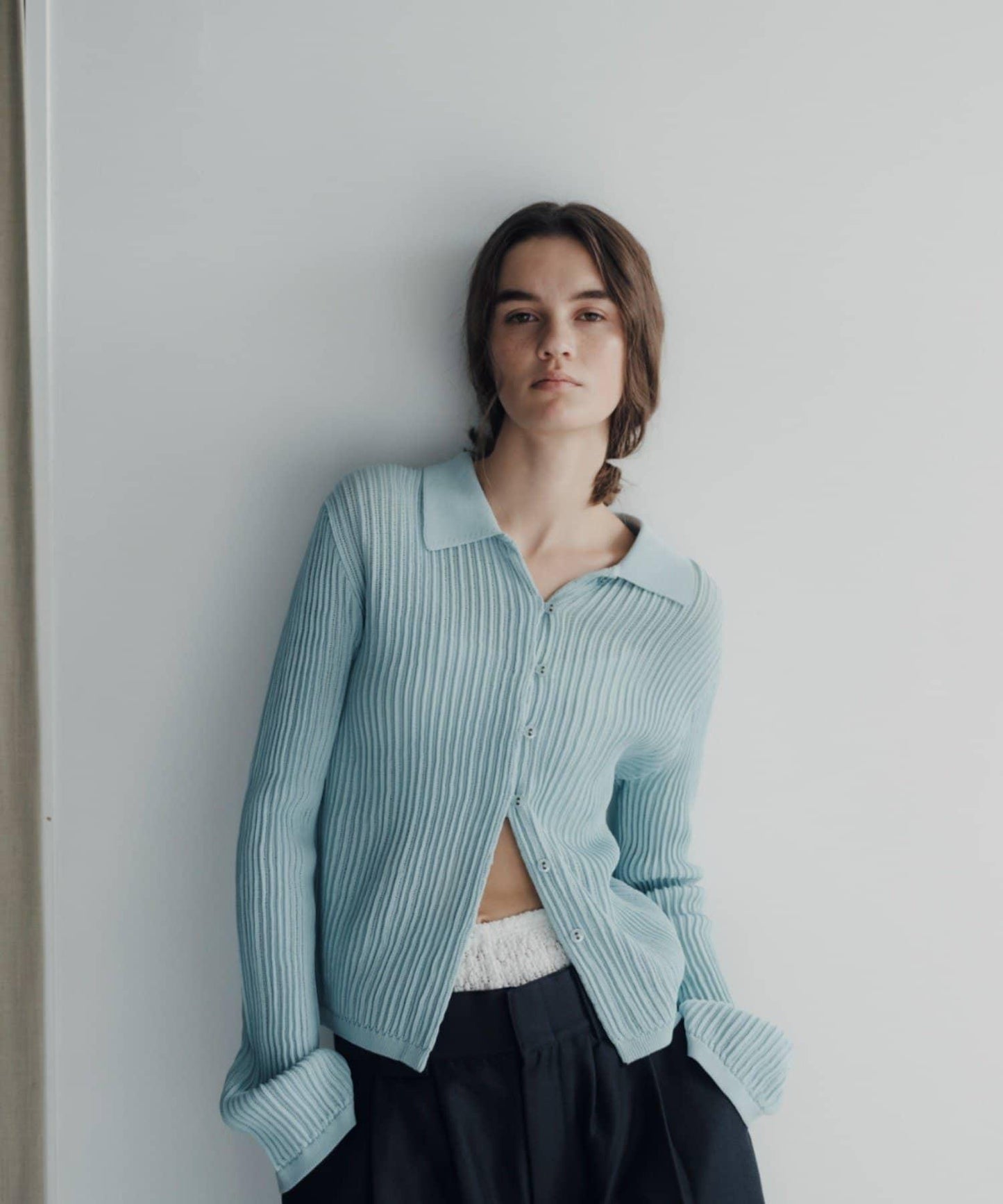 Polo knit summer cardigan 針織開衫