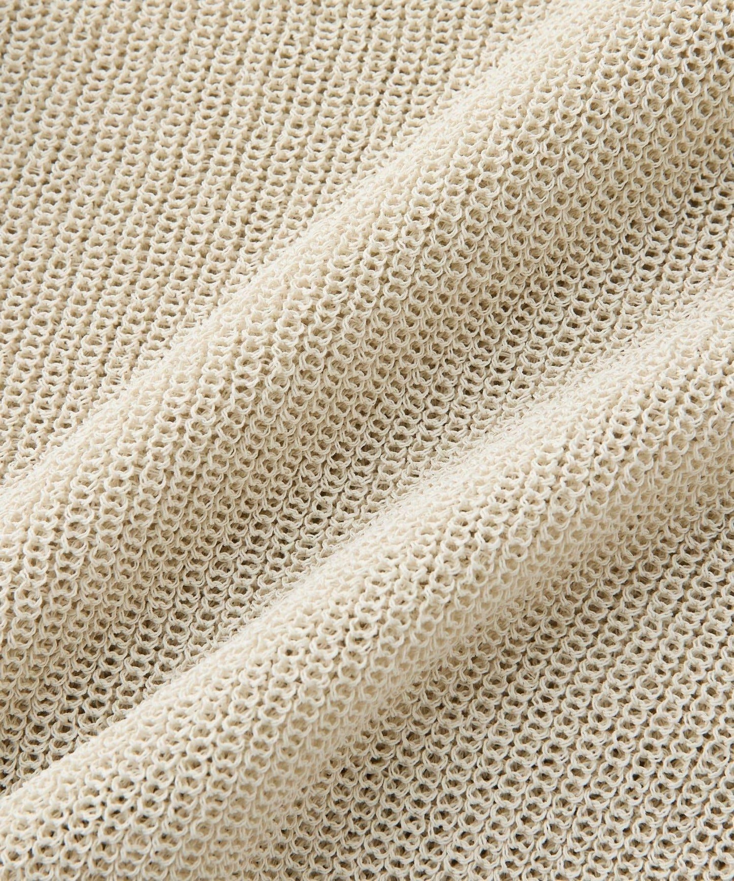 紙紗褶邊V領針織上衣