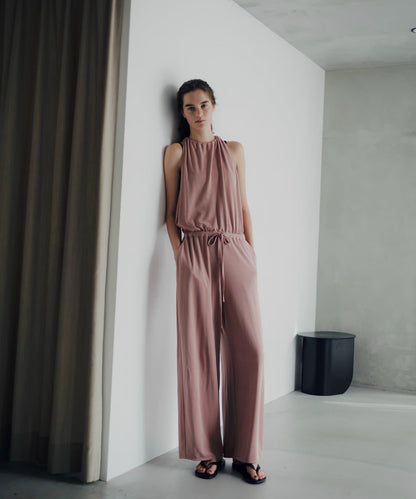 Easy drawstring jumpsuit 連體褲