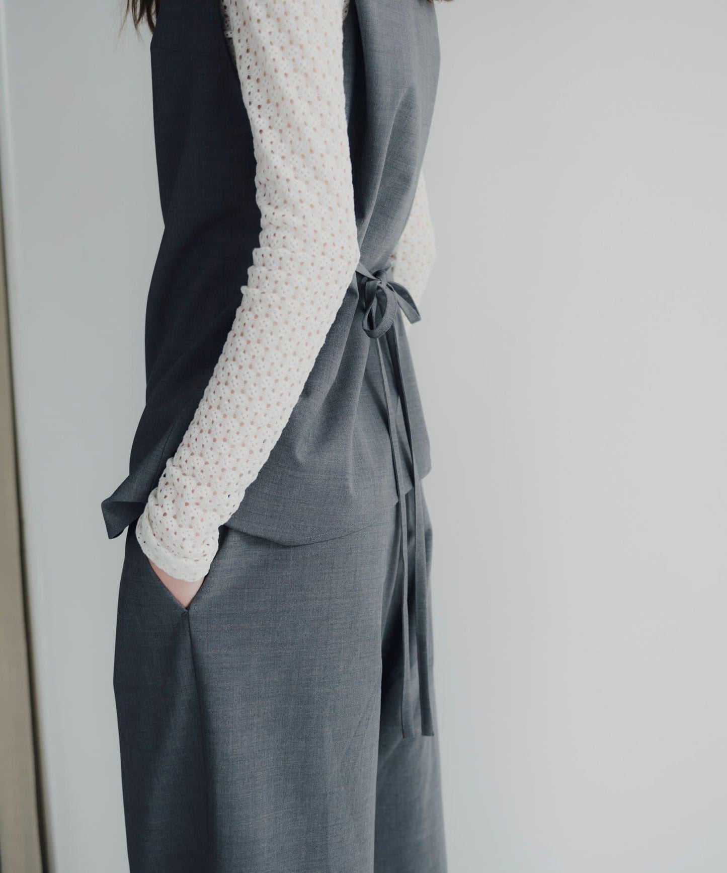 不對稱 Asymmetry set up top 上衣