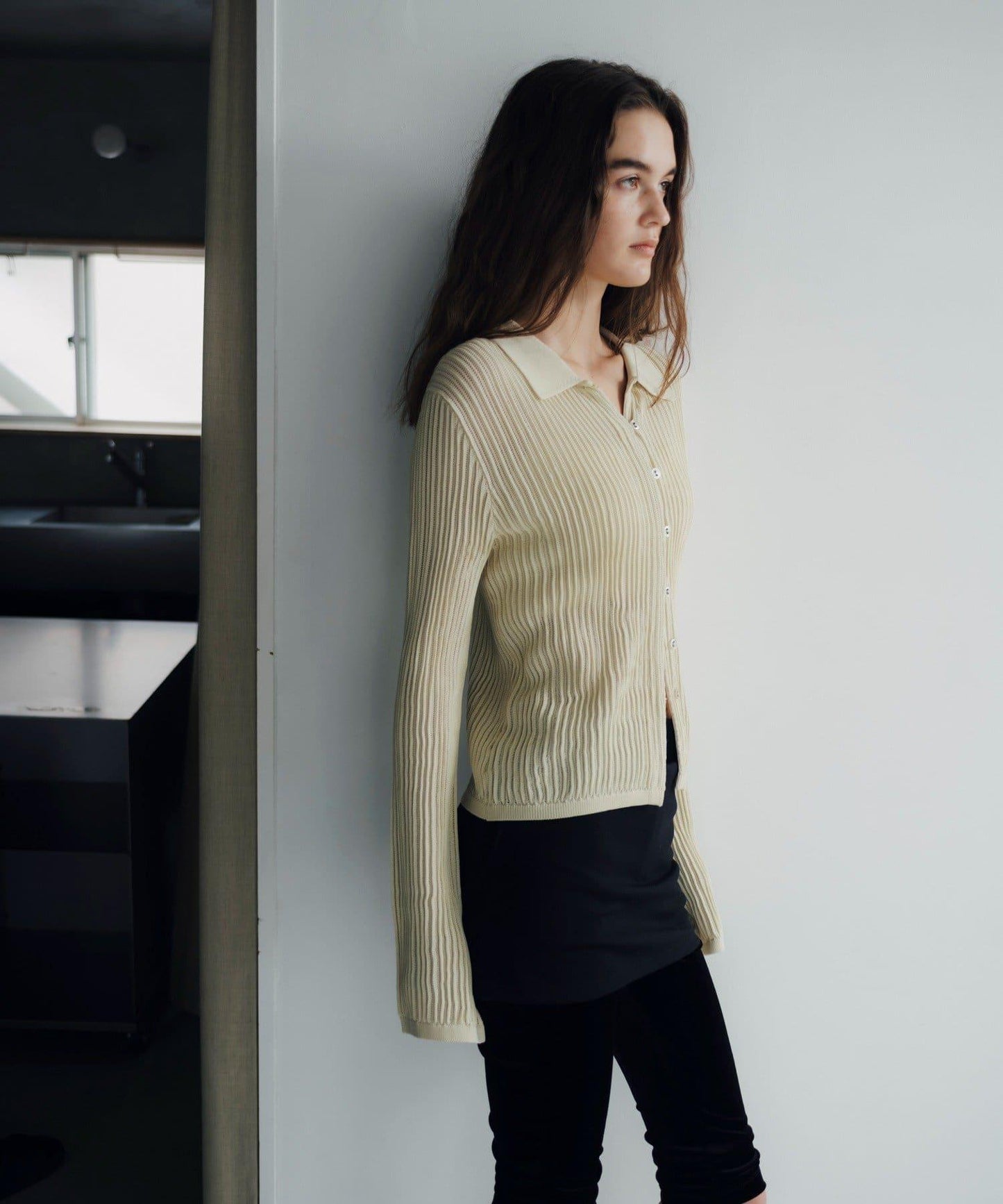 Polo knit summer cardigan 針織開衫