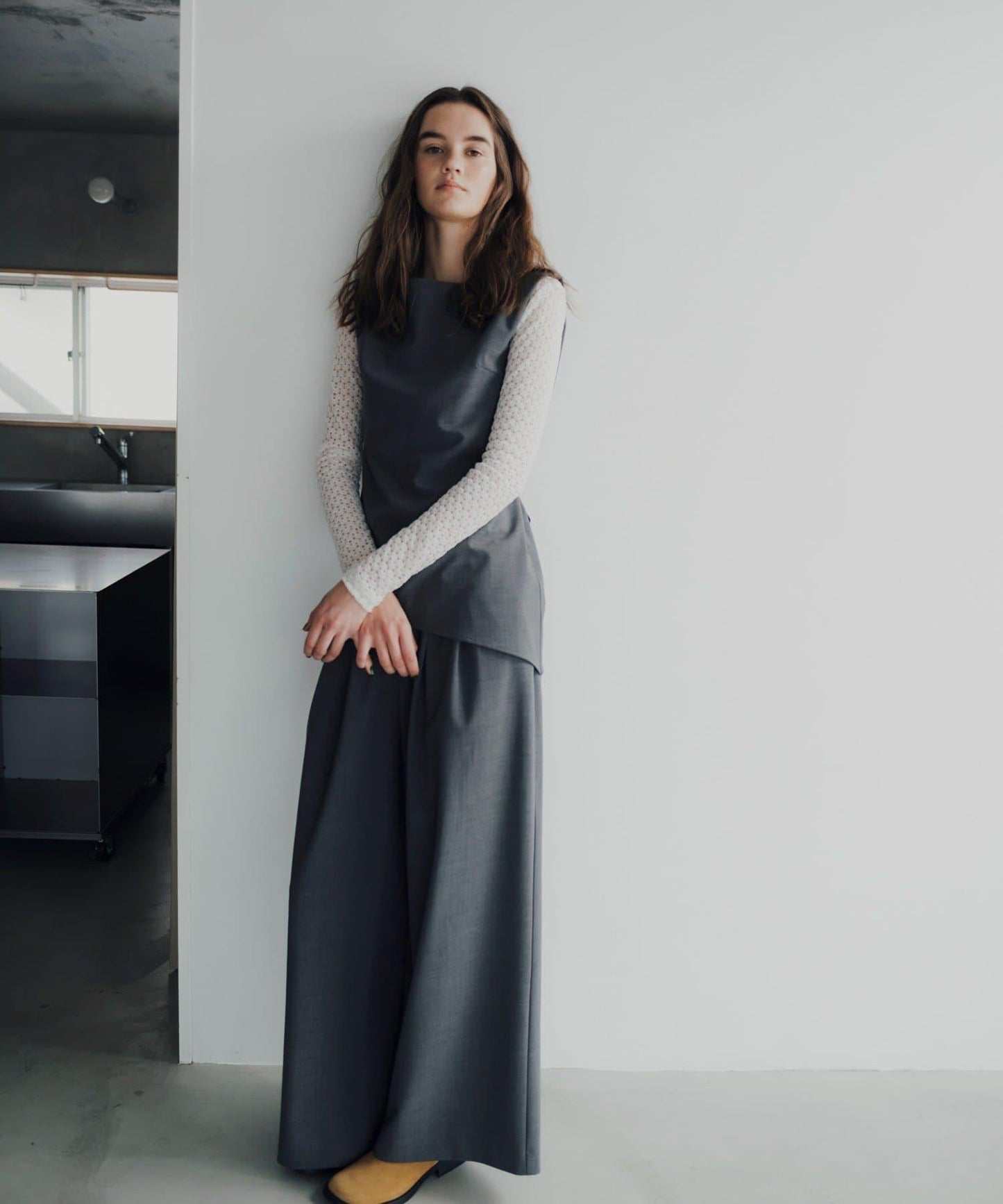不對稱 Asymmetry set up top 上衣