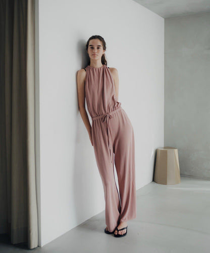 Easy drawstring jumpsuit 連體褲