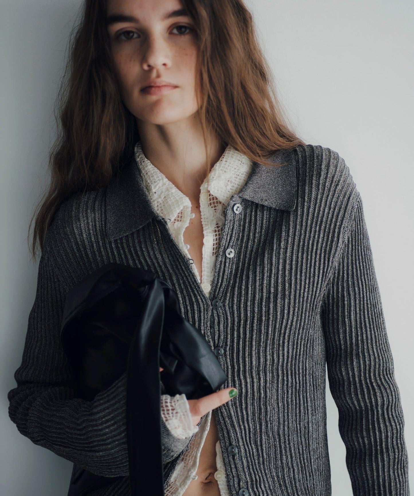 Polo knit summer cardigan 針織開衫