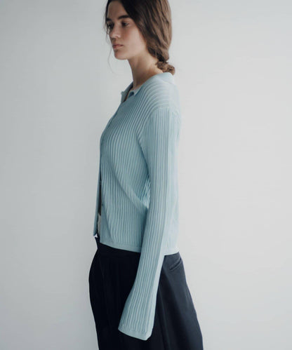Polo knit summer cardigan 針織開衫