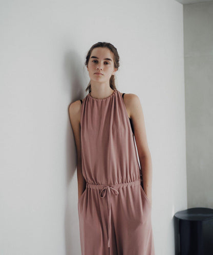 Easy drawstring jumpsuit 連體褲