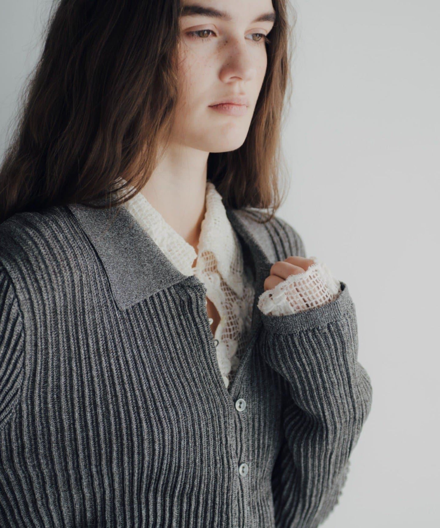 Polo knit summer cardigan 針織開衫