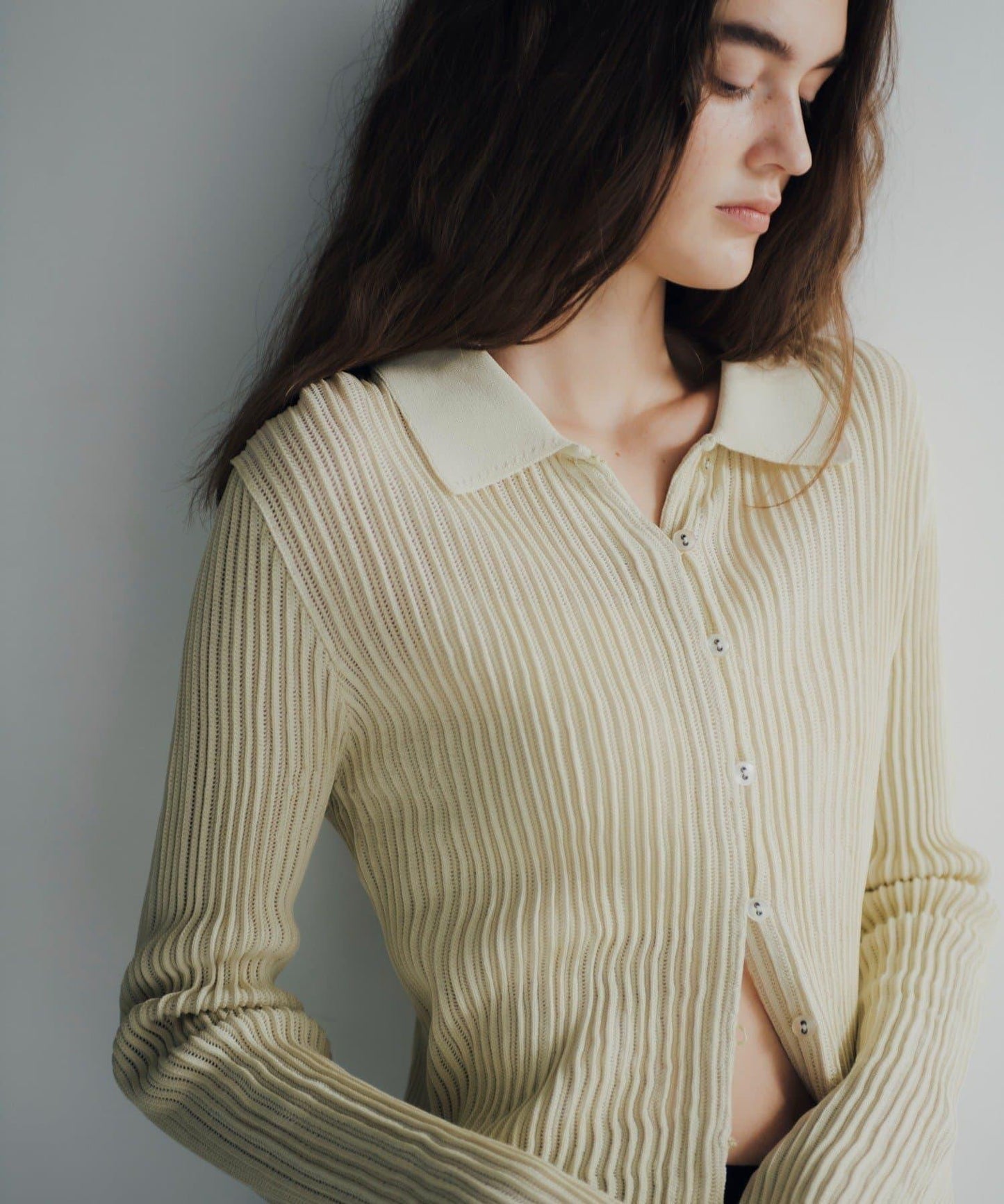 Polo knit summer cardigan 針織開衫
