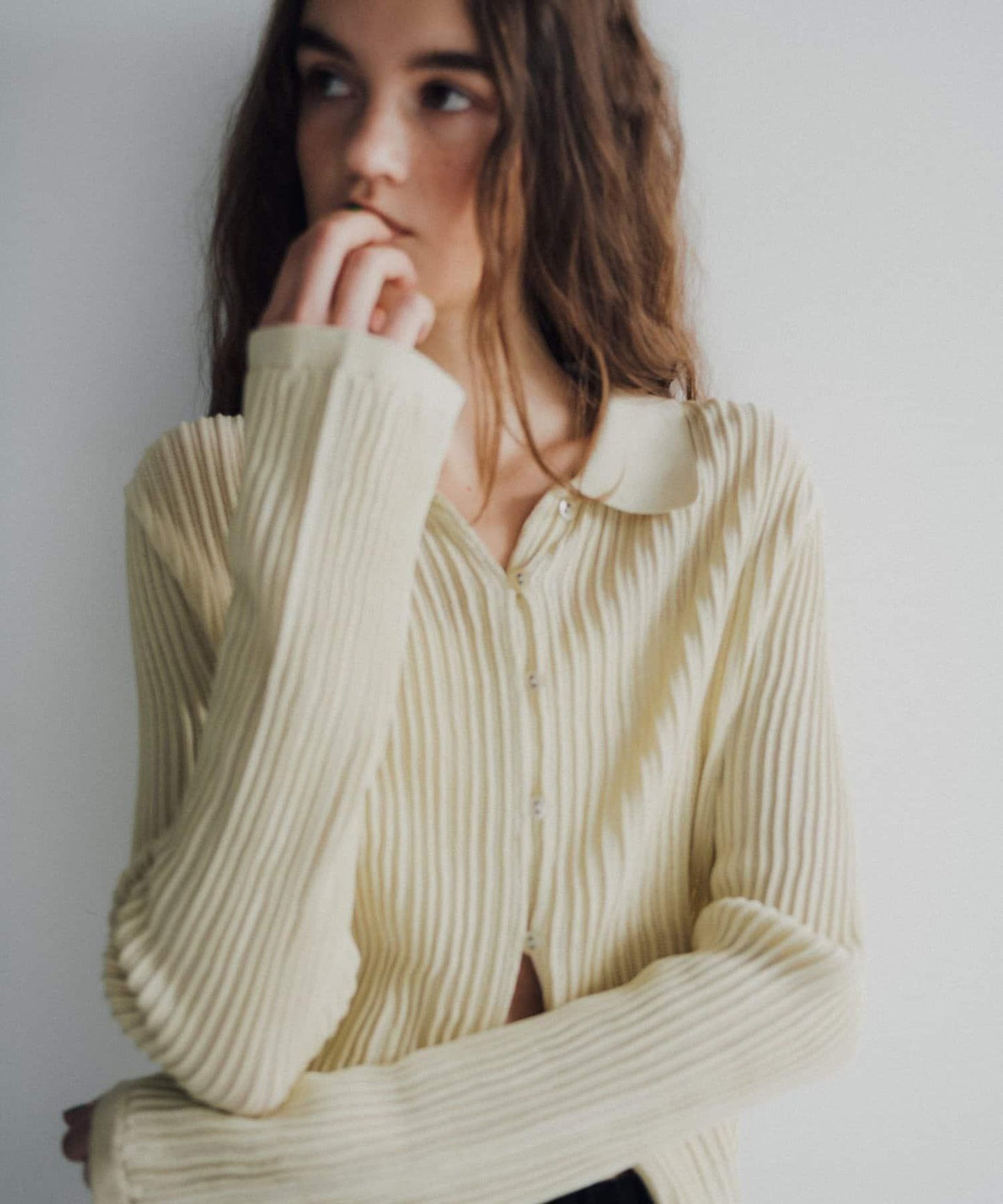 Polo knit summer cardigan 針織開衫