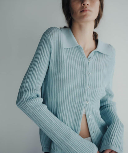 Polo knit summer cardigan 針織開衫