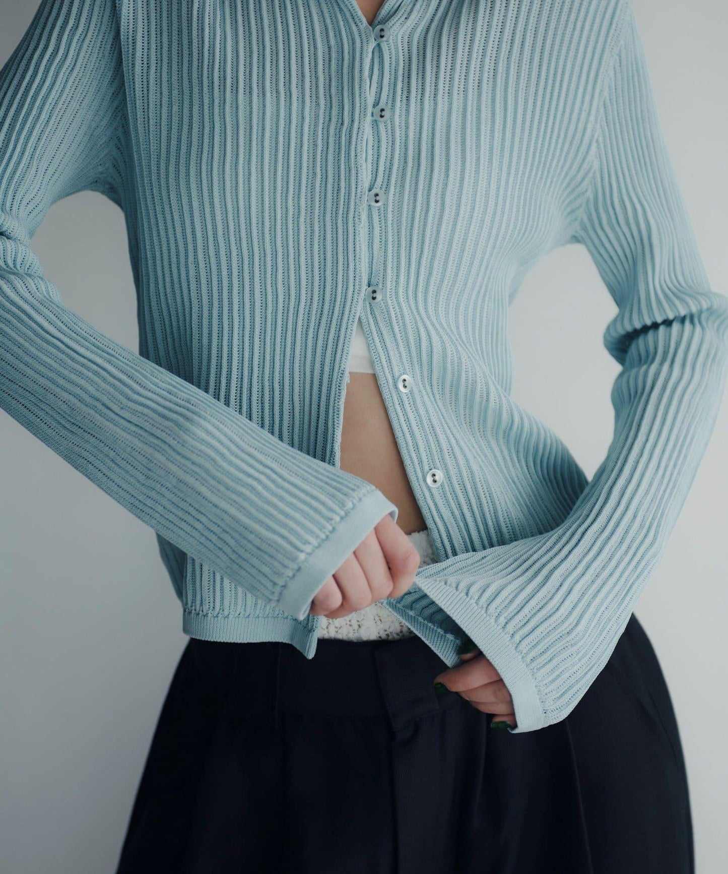 Polo knit summer cardigan 針織開衫