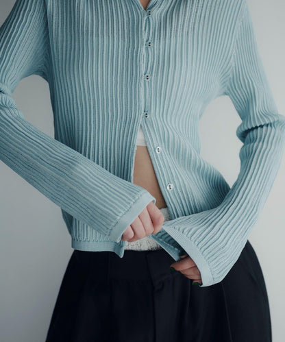 Polo knit summer cardigan 針織開衫