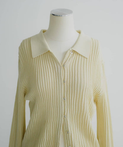 Polo knit summer cardigan 針織開衫