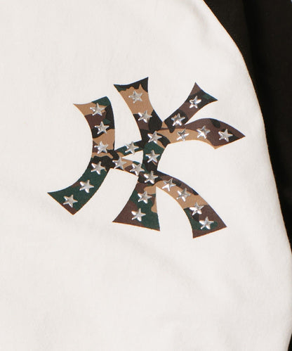 星鉚釘插肩設計 KOOKY'N KY LS TEE 長袖T恤
