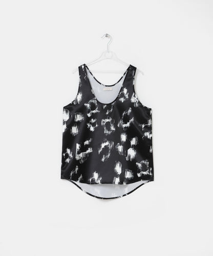 black flower blouse
