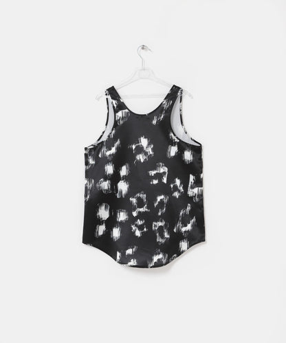 black flower blouse