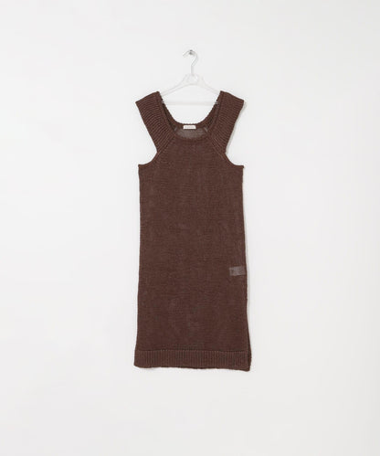 knit frill tunic