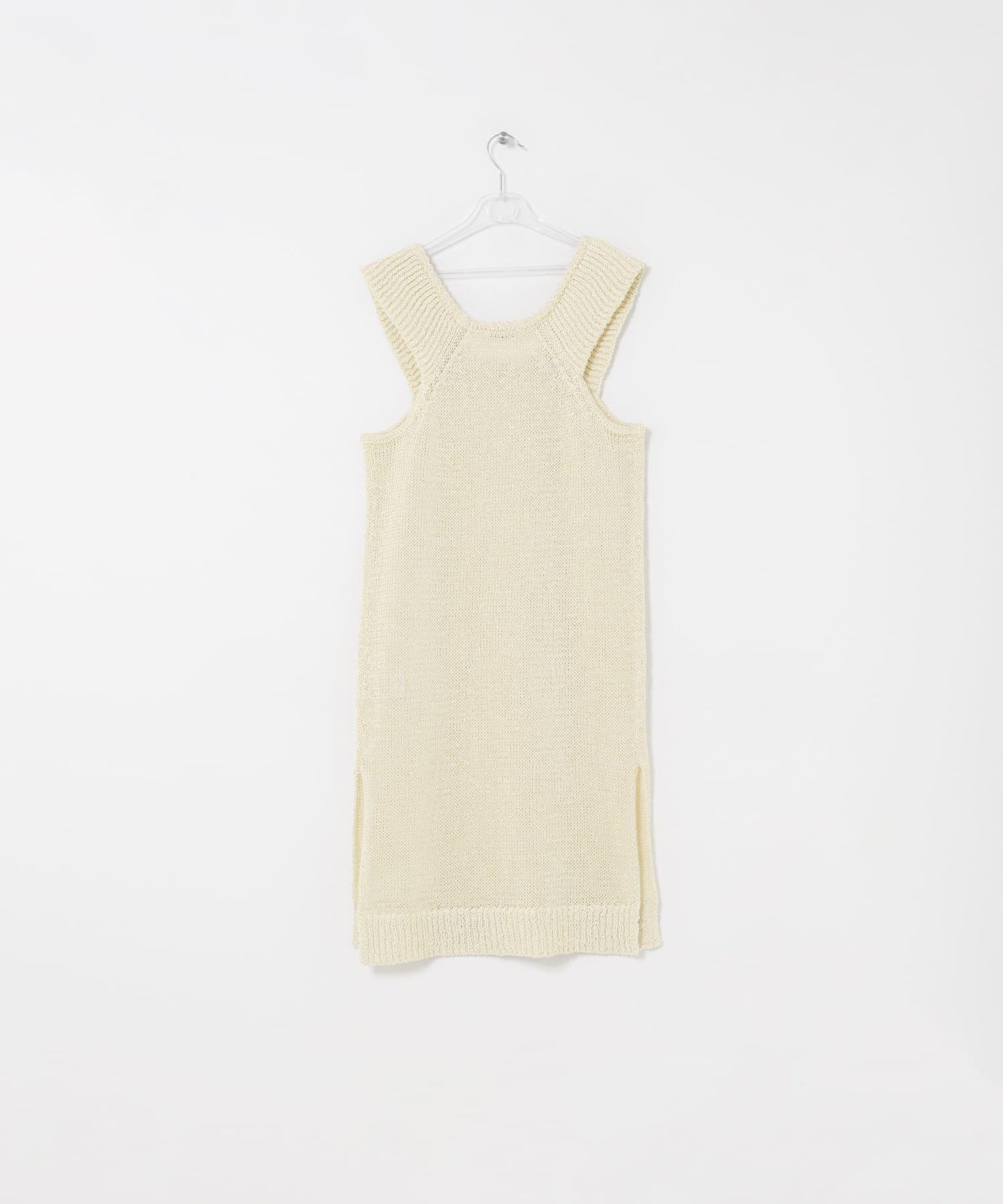 knit frill tunic