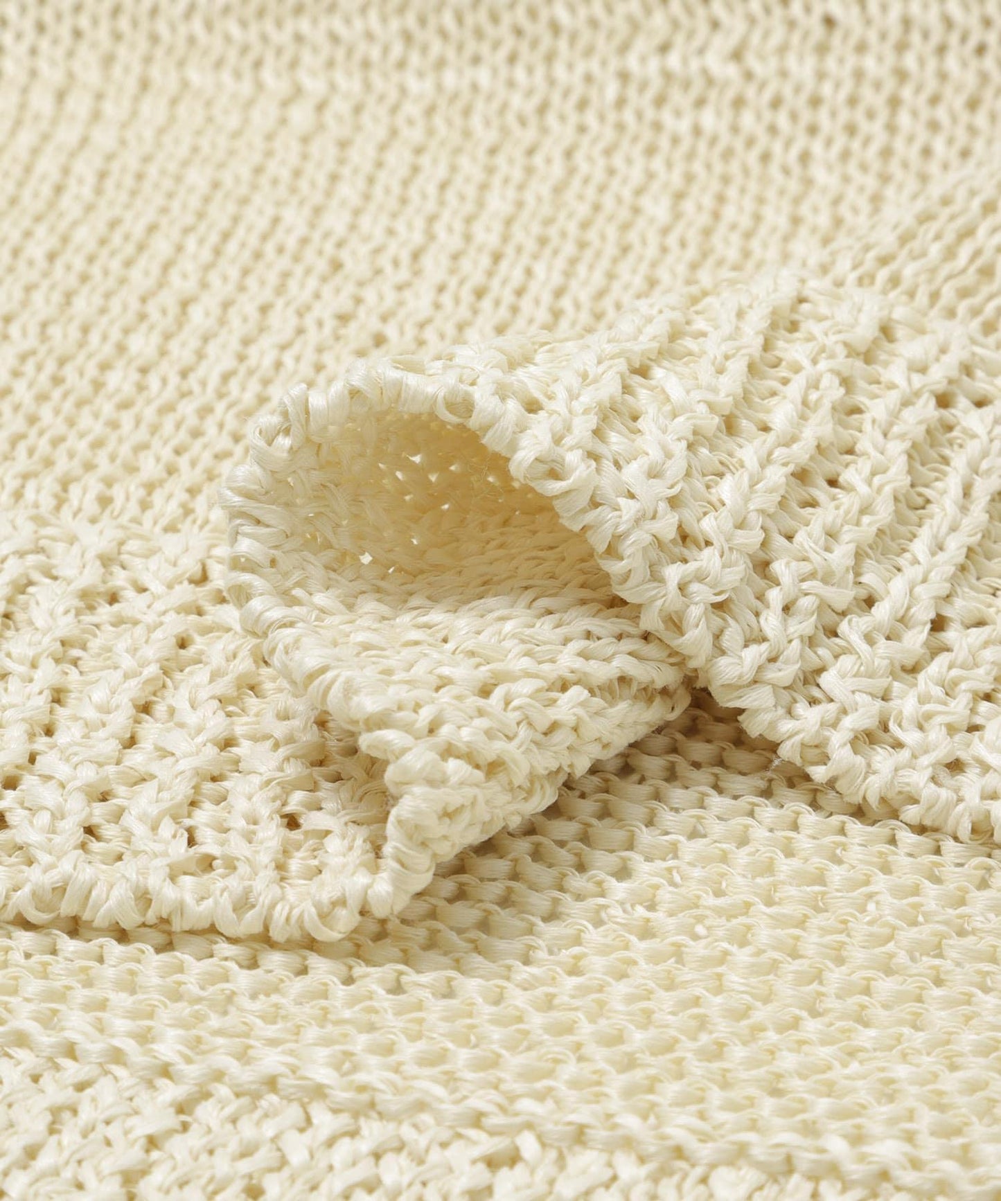 knit frill tunic