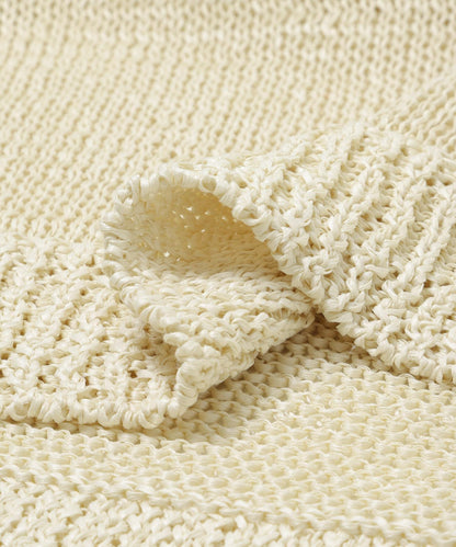 knit frill tunic