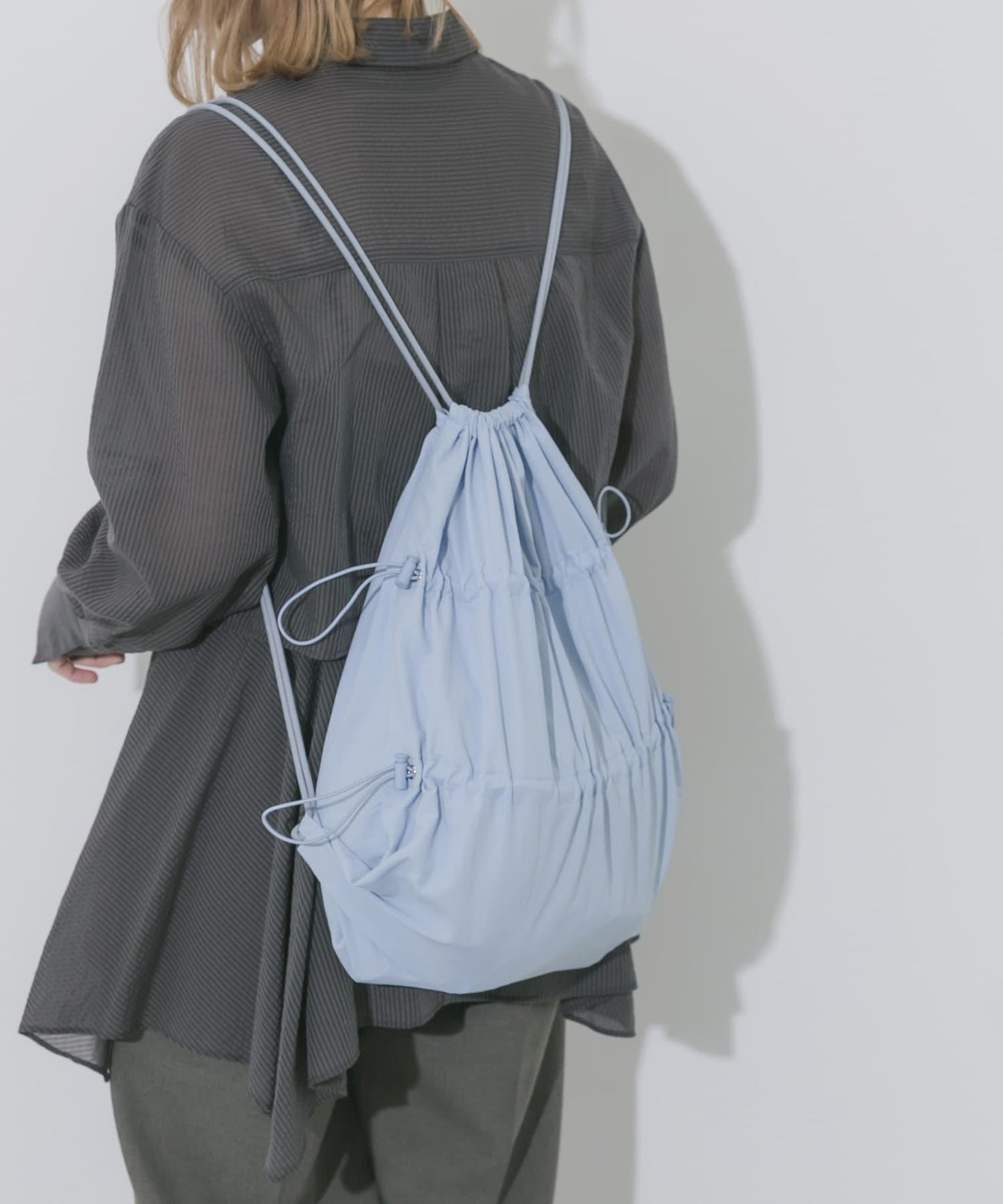 抽繩褶皺 束口揹包