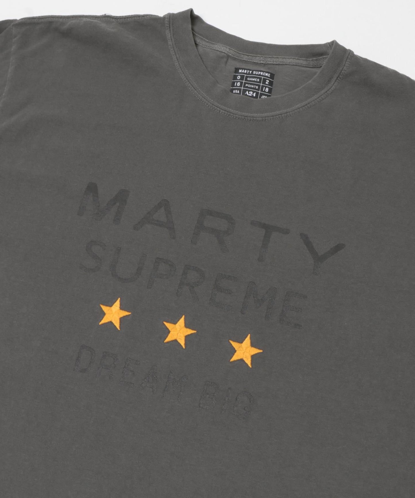 URBAN RESEARCH×MARTY SUPREME×A24 PIGMENT 3STAR T恤