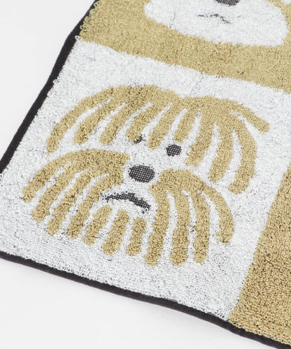 蓬鬆狗圖案 WARMGREYTAIL HANDTOWEL-FLUFFY DOG 擦手巾