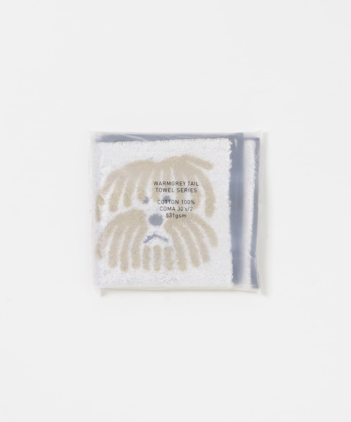 蓬鬆狗圖案 WARMGREYTAIL HANDTOWEL-FLUFFY DOG 擦手巾
