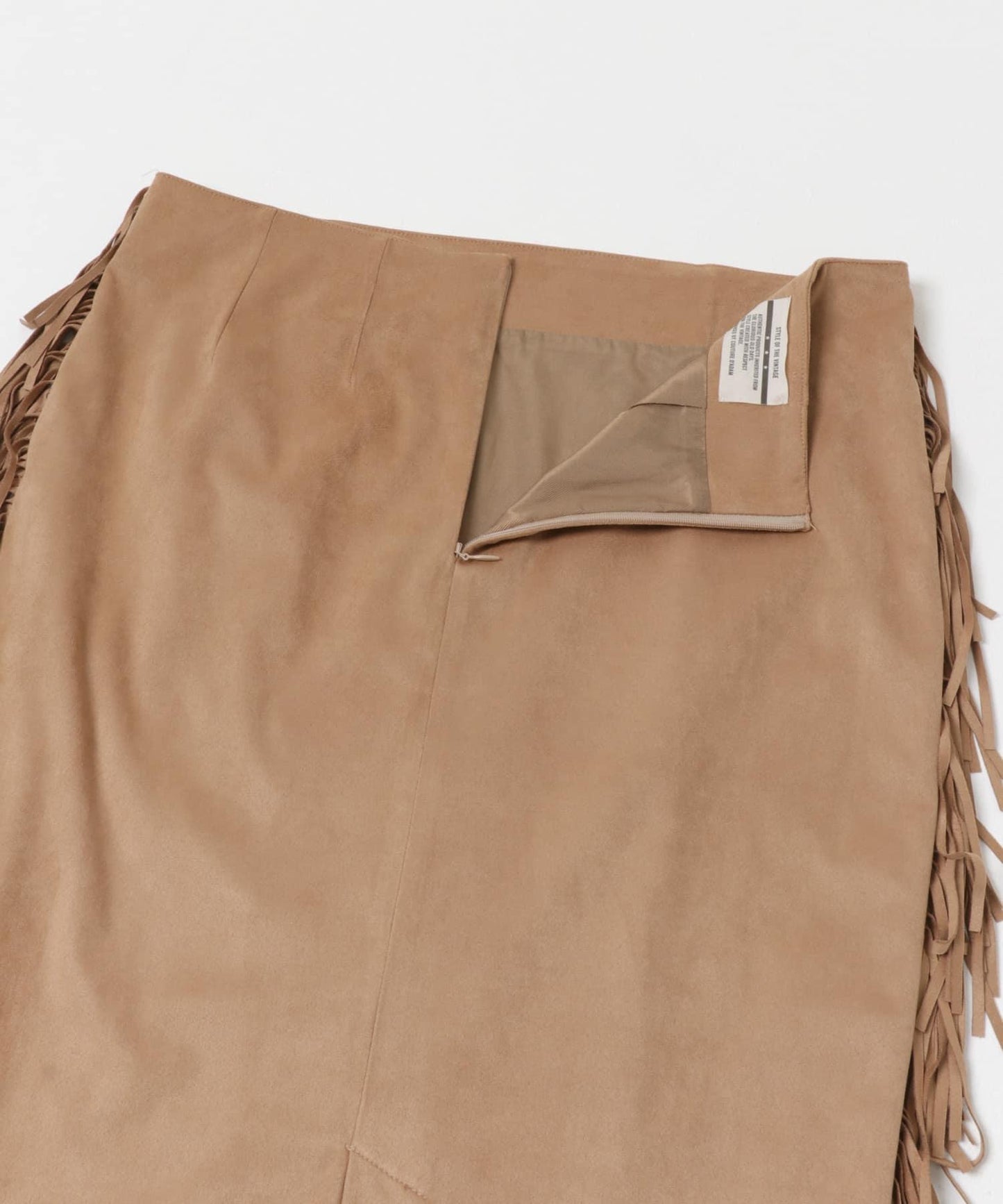 COUTURE D’ADAM SUEDE FABRIC RANCH SKIRT 麂皮面料 半身裙