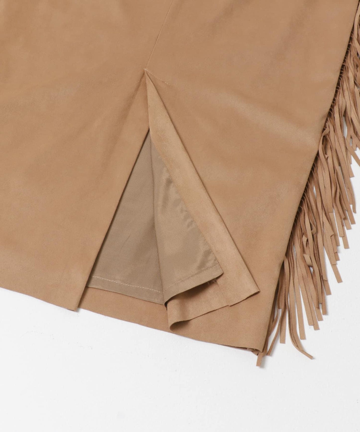 COUTURE D’ADAM SUEDE FABRIC RANCH SKIRT 麂皮面料 半身裙