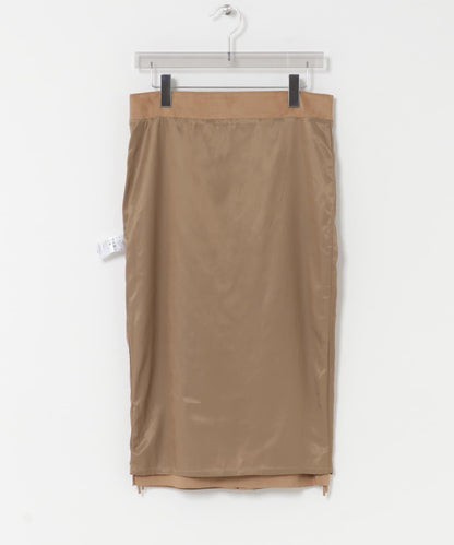 COUTURE D’ADAM SUEDE FABRIC RANCH SKIRT 麂皮面料 半身裙
