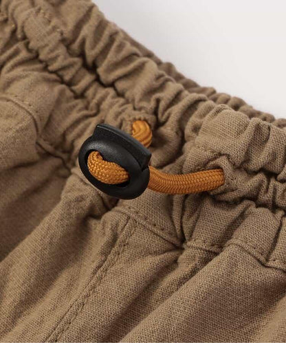 腰部抽繩五分短褲
