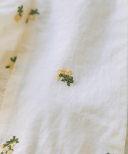 印度小花刺繡 荷葉邊 馬甲（可成套搭配）