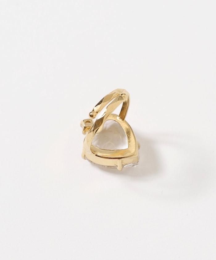 vintage glass heart ring BA26P-40FH 復古愛心玻璃戒指