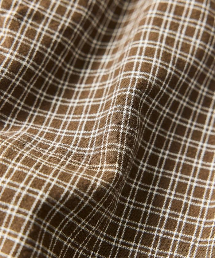LINEN COTTON OPEN COLLAR SHIRT 亞麻棉開領襯衫（可成套搭配）