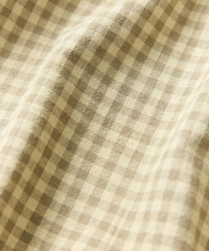 LINEN COTTON OPEN COLLAR SHIRT 亞麻棉開領襯衫（可成套搭配）