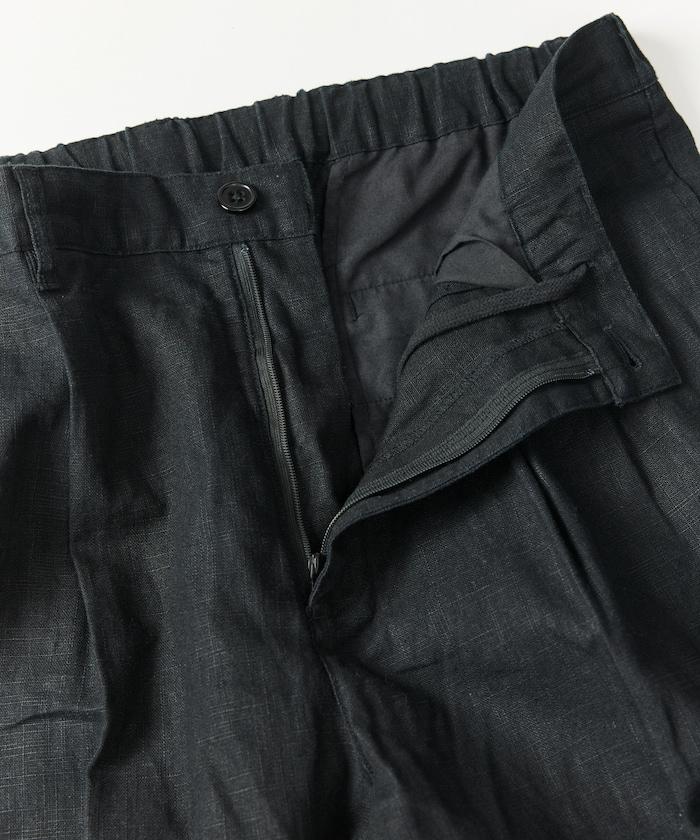 亞麻棉材質 EASY SLACKS 休閒長褲（可成套）