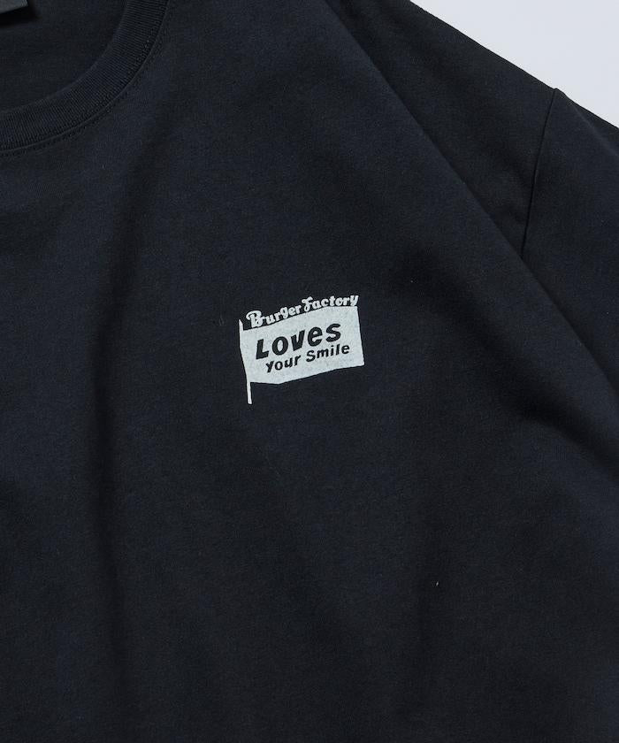 Burger Factory×FREAK'S STORE  寬鬆版型 後背印花 圓領T恤