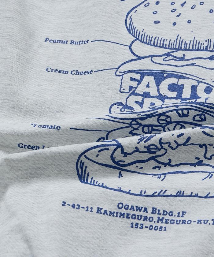 Burger Factory×FREAK'S STORE  寬鬆版型 後背印花 圓領T恤