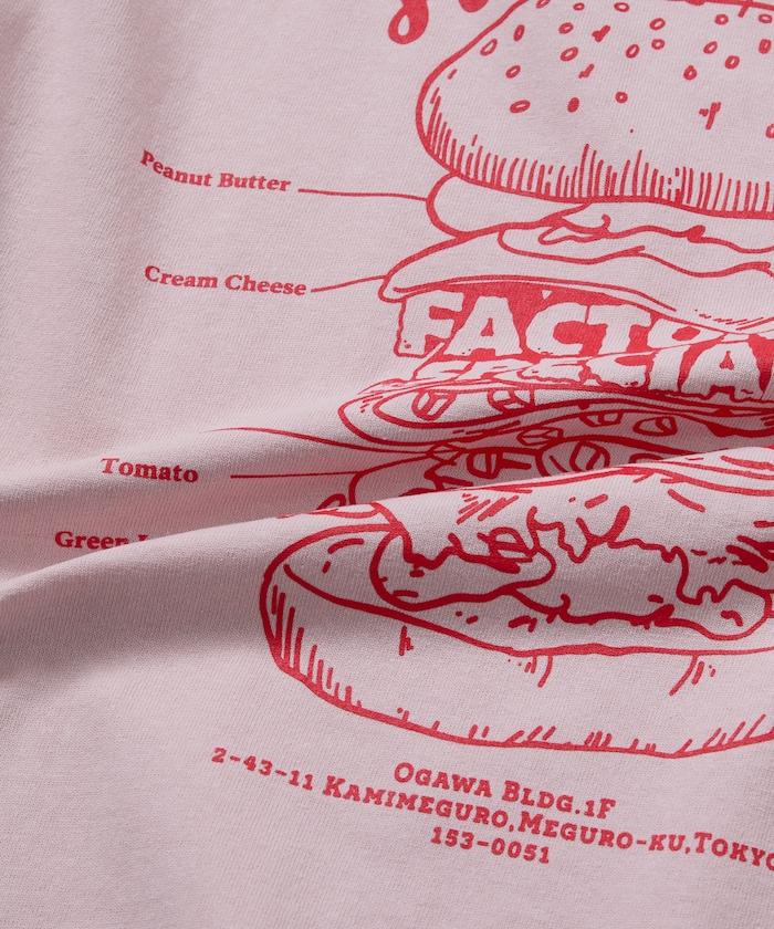 Burger Factory×FREAK'S STORE  寬鬆版型 後背印花 圓領T恤