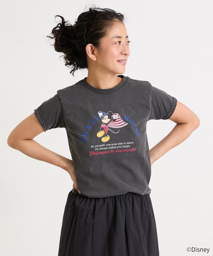 MICKEY/ミッキー 迷你短款T恤