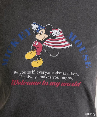 MICKEY/ミッキー 迷你短款T恤